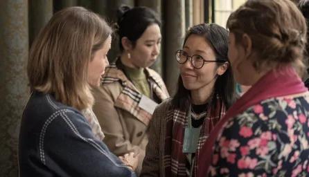 Group of women having a conversation