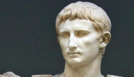 tatue of the Roman Emperor Augustus, specifically the "Augustus of Prima Porta" statue. 