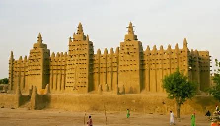 Djenne, Mali Mosque Largest Mud Building
