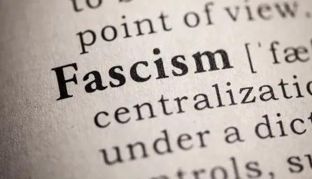 Fake Dictionary, Dictionary definition of the word fascism.