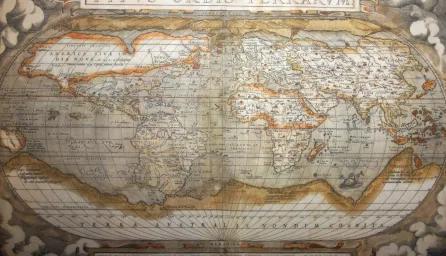 World map, 1492