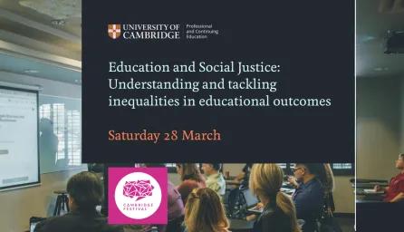 Cambridge Festival Event Image: Education and Social Justice