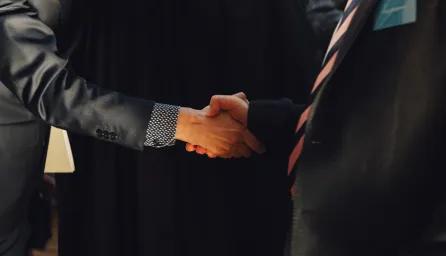 People shaking hands