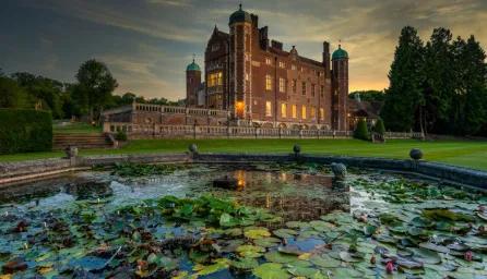 Madingley Hall Lily Pond at Sunset