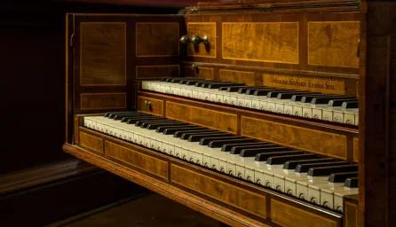 Vintage wooden piano
