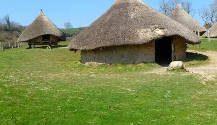 Iron age huts