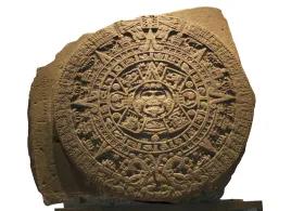 Image of a circular ancient fossil 