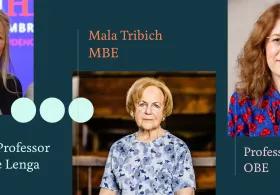 Holocaust event host banner