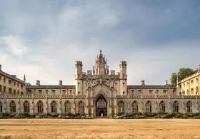 St John's College on a beautiful sunny day.