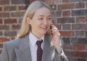 kristina on the phone 