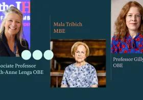 Mala Tribich MBE, Ruth-Anne Lenga OBE and Gilly Carr OBE on Holocaust Memorial Day 