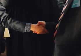 People shaking hands