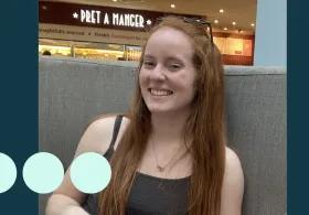 Women smiling to camera