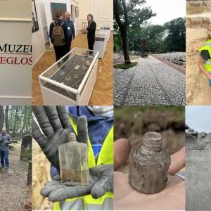 A collage of photographs from Gill Carrs trip to Warsaw 