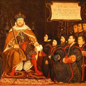 King Henry VIII Presents Charter to Barber-Surgeons