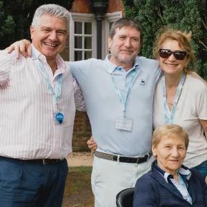 A group of students enjoying a summer programme event.