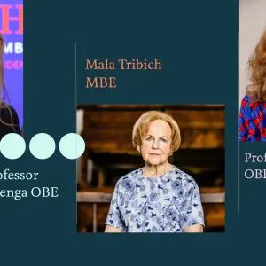 Mala Tribich MBE, Ruth-Anne Lenga OBE and Gilly Carr OBE on Holocaust Memorial Day 