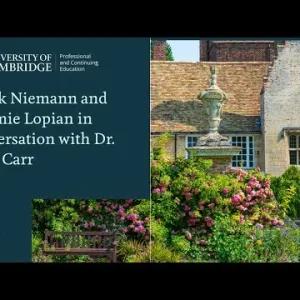 Derek Niemann and Noemie Lopian in conversation with Dr Gilly Carr