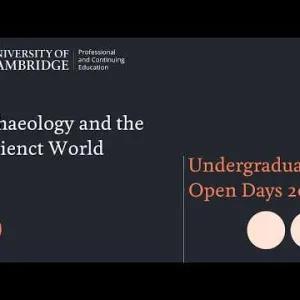 Undergraduate Open Days 2026 - Archaeology and the Ancient World