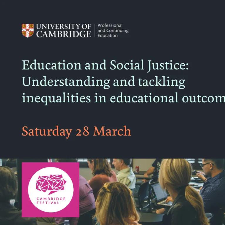 Cambridge Festival Event Image: Education and Social Justice