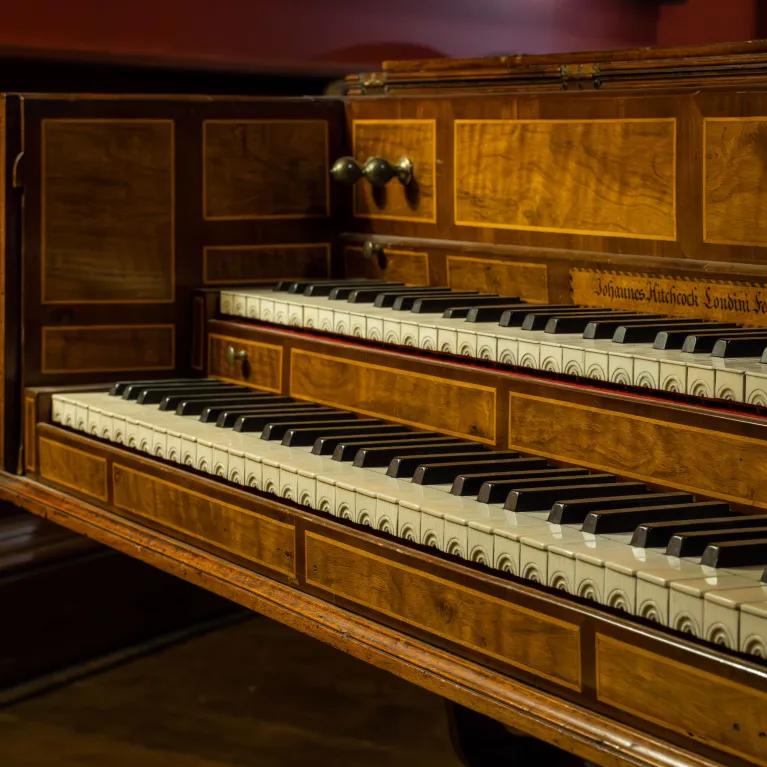 Vintage wooden piano